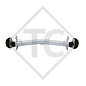 Eje con freno 1500kg EURO tipo de eje DELTA SI-N 14-1 - TABBERT