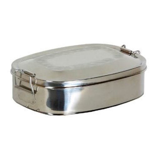 Basic Nature Roestvrijstalen Proviantdoos (groot 1,2 liter) Basic Nature Roestvrijstalen Proviantdoos (groot 1,2 liter)