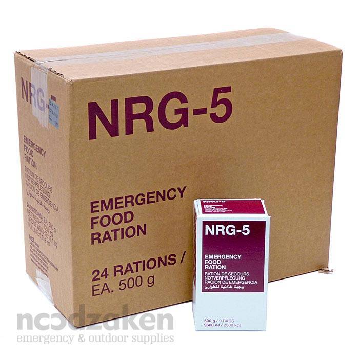 NRG-5 Noodrantsoenen (doos 24 stuks à 500 gram) 