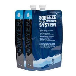 Sawyer waterfilters Sawyer 2 liter knijpwaterzakken (2 stuks SP114 Squeeze Pouches)