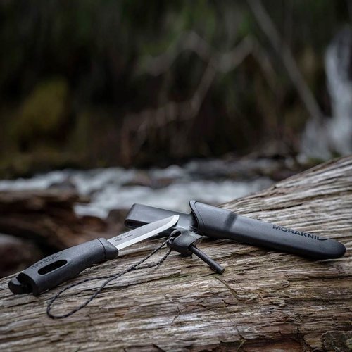 Mora messen (Morakniv) Morakniv Companion Spark Black (met ingebouwde FireSteel)