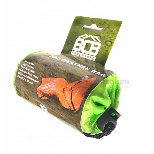 BCB Bushcraft BCB Bad Weather Bivy Bag (1-persoons nood-bivakzak - groen)