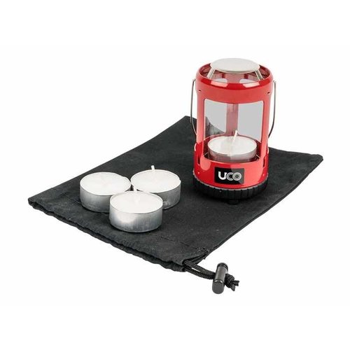 UCO UCO Mini Candle Lantern Kit 2.0 (waxinelicht-lantaarn - rood)