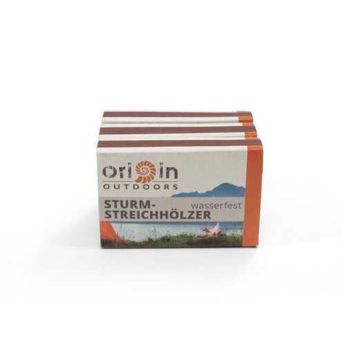 Origin Outdoors Stormlucifers 10-Pack (10 doosjes water- en windbestendige lucifers)
