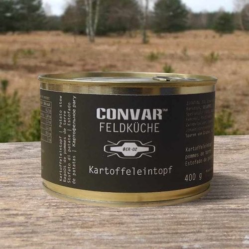 Convar Foods Convar Feldküche Aardappel Stoofpotje met varkensvlees (blik 400 gram)