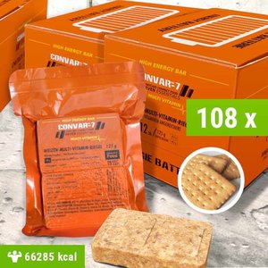 Convar Foods CONVAR-7 High Energy Bar - Multi-vitamine (doos 108 repen x 125 gram)
