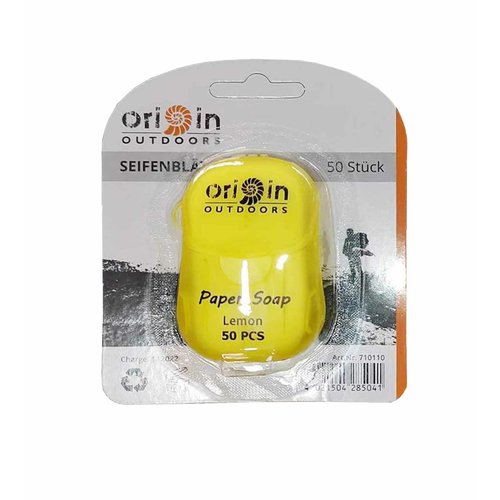 Origin Outdoors Soap Leaves zeepblaadjes (doosje met 50 velletjes zeep) Origin Outdoors Soap Leaves zeepblaadjes (doosje met 50 velletjes zeep)