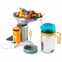 BioLite CampStove 2+ Bundle (met Portable Grill, KettlePot en FlexLight)