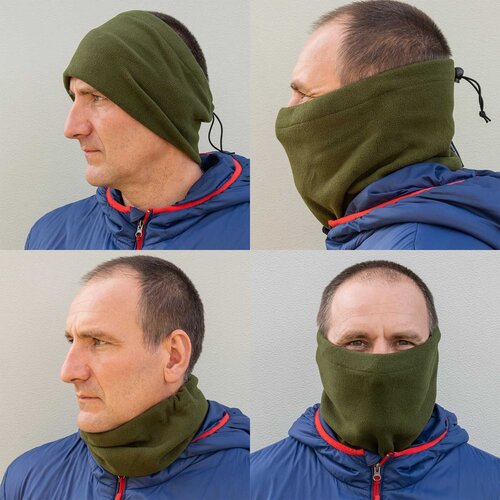 Highlander Outdoor Highlander Polar Fleece Nekwarmer (Olive green)