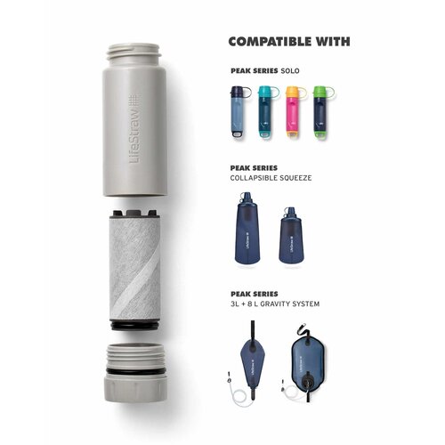 LifeStraw waterzuivering LifeStraw Peak Series - Activated Carbon Filter Attachment LifeStraw waterzuivering LifeStraw Peak Series - Activated Carbon Filter Attachment