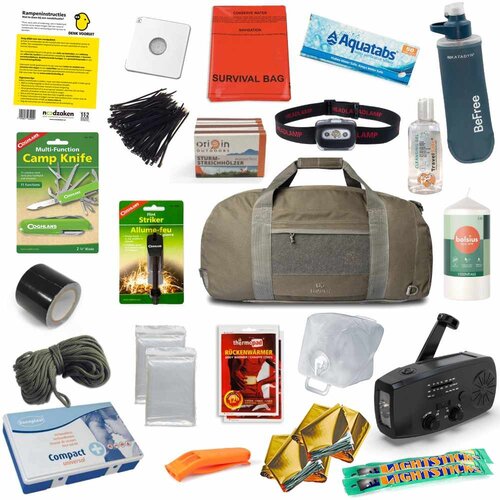 DENK VOORUIT Bug-in-Bag Noodpakket (meest complete pakket - met waterfilter en noodradio) DENK VOORUIT Bug-in-Bag Noodpakket (meest complete pakket - met waterfilter en noodradio)