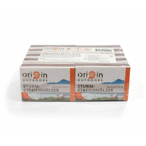 Origin Outdoors Stormlucifers 10-Pack (10 doosjes water- en windbestendige lucifers)
