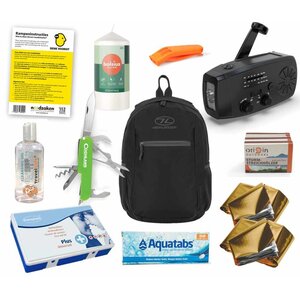 DENK VOORUIT Noodpakket Apex Deluxe mét rugzak