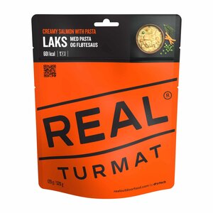 REAL Turmat Zalm met Pasta en Roomsaus Maaltijd - Real Turmat