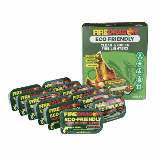 BCB Bushcraft Firedragon Solid Fuel Brandstofblokjes (12 stuks voordeelverpakking)