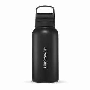 LifeStraw waterzuivering LifeStraw Go Series Stainless Steel 1 liter Waterfilter Drinkfles RVS (Nordic Noir) LifeStraw waterzuivering LifeStraw Go Series Stainless Steel 1 liter Waterfilter Drinkfles RVS (Nordic Noir)