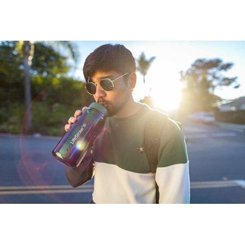 LifeStraw waterzuivering LifeStraw Go Series 1 liter Waterfilter Drinkfles (Nordic Noir) LifeStraw waterzuivering LifeStraw Go Series 1 liter Waterfilter Drinkfles (Nordic Noir)