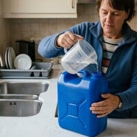 Hoe maak je een jerrycan schoon voor drinkwateropslag?