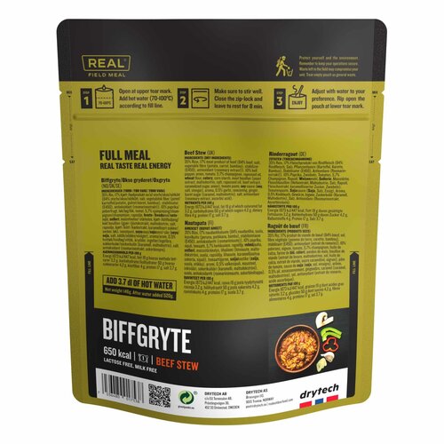REAL Turmat Beef Stew Maaltijd - Real Field Meal (Stoofpotje met rundvlees) REAL Turmat Beef Stew Maaltijd - Real Field Meal (Stoofpotje met rundvlees)