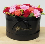 Flowerbox kleurrijke bloemen gemengd L