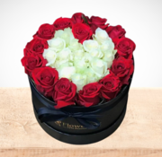 Flowerbox rozen hart