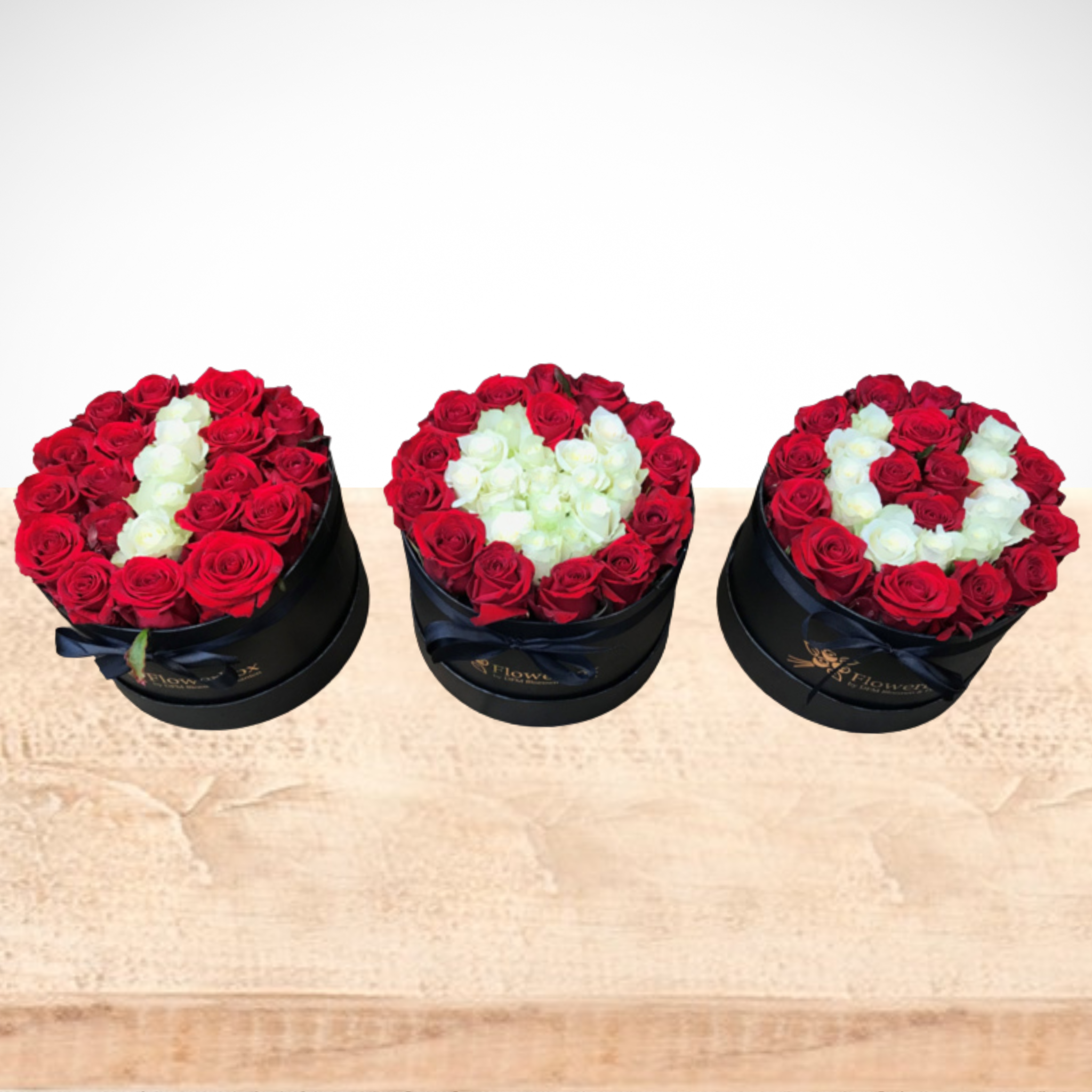 Visser Gelovige alcohol Flowerbox rozen I Love You - DFM Bloemen & Planten