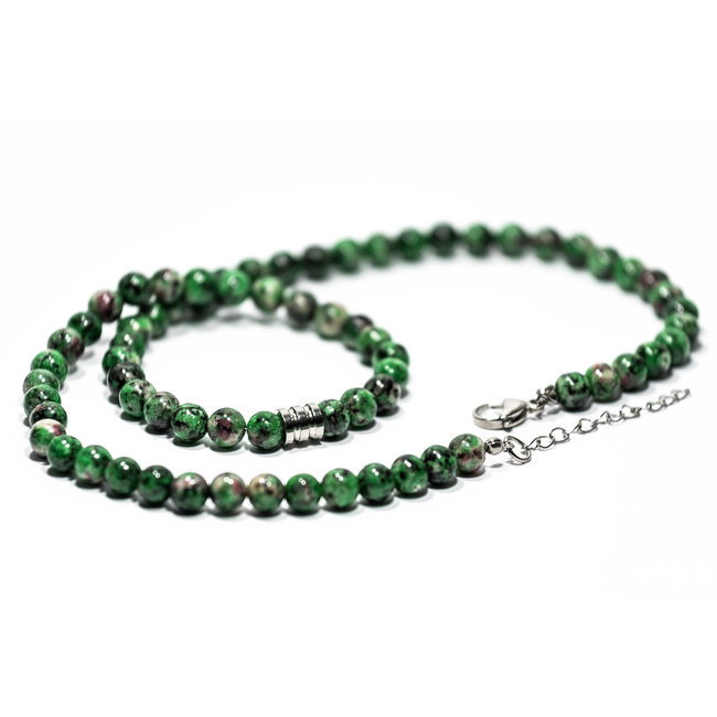 By Shir For Him necklace beads Unakite