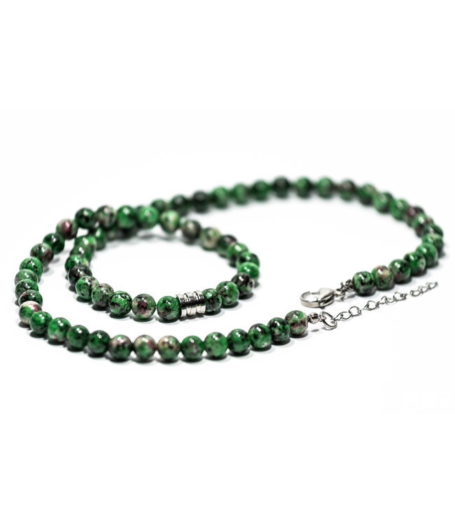 By Shir For Him necklace beads Unakite
