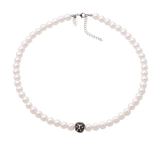 By Shir Kettenperlen mit Panther-Edelstahl