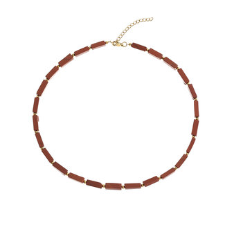 By Shir Edelsteinkette Jaspis Brecci