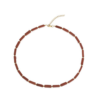 By Shir Jasper Brecci gemstone necklace