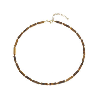 By Shir Tiger Eye gemstone necklace