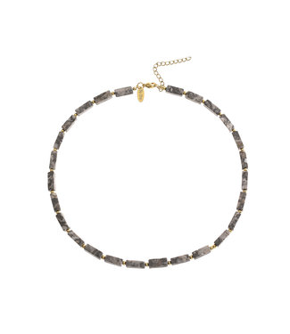 By Shir Gemstone necklace Picasso Jasper