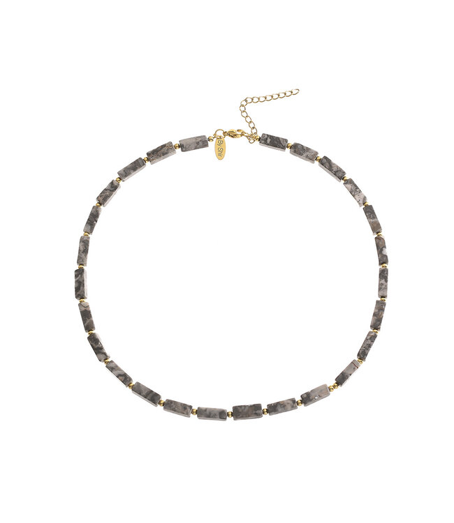 By Shir Gemstone necklace Picasso Jasper