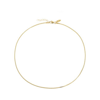 By Shir For Him ketting (verguld) edelstaal 1.5mm