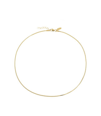 By Shir For Him ketting (verguld) edelstaal 1.5mm