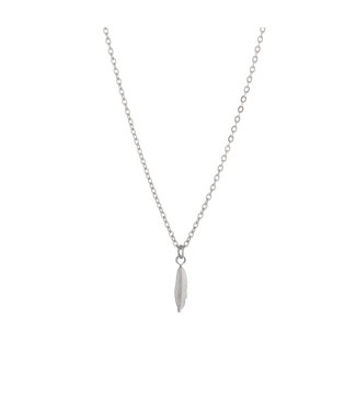 By Shir Edelstahl Kette Feder