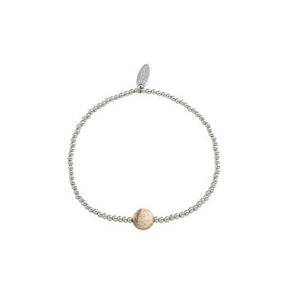 By Shir Armband mit Edelsteinkugeln aus Picture Jasper