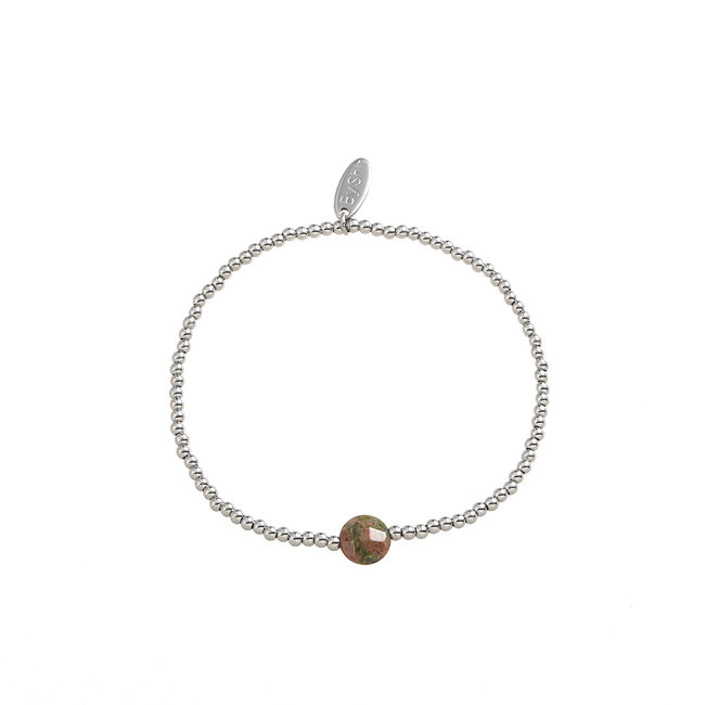 By Shir Armband kraaltjes edelsteen Unakiet