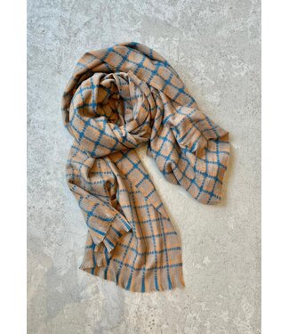 By Shir Sjaal faux cashmere Sherwood Blue