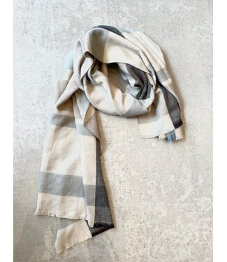 By Shir Sjaal faux cashmere Urban Taupe