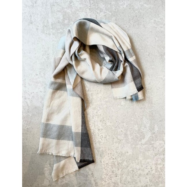 By Shir Sjaal faux cashmere Urban Taupe