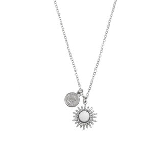 By Shir Ketting Flora wit zilver