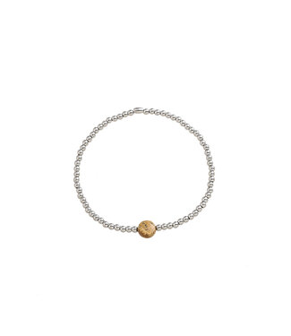 By Shir Armband kids kraaltjes met edelsteen Picture Jaspis edelstaal