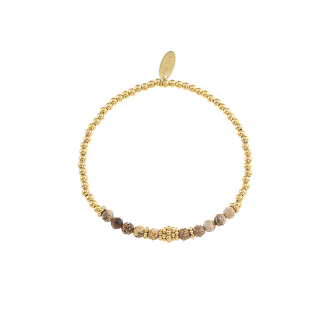 By Shir Bracelet beads Bohemian Picture Jasper