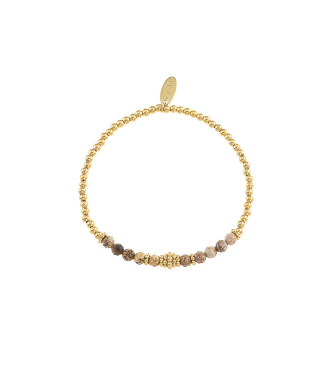 By Shir Bracelet beads Bohemian Picture Jasper