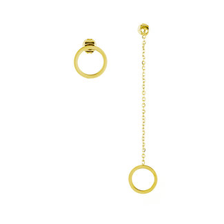 By Shir Oorbellen Luxe Cirkel Stud