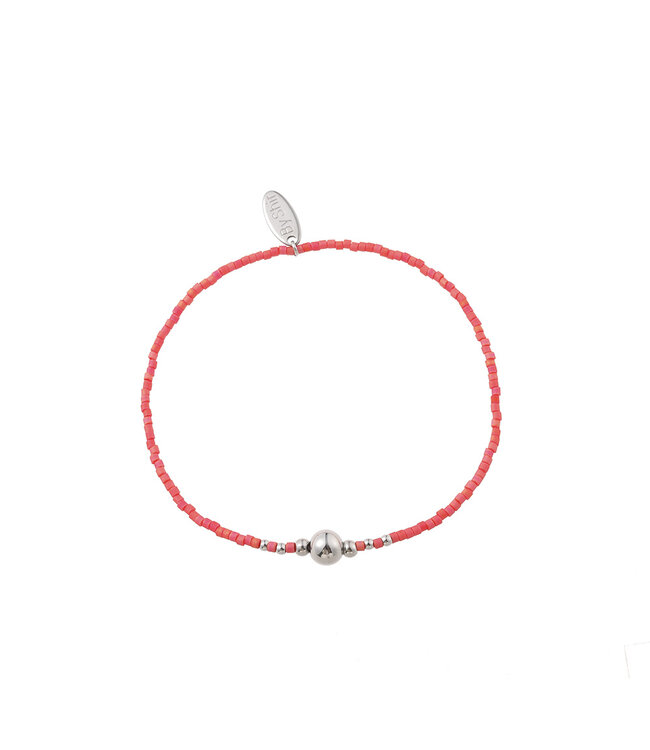 By Shir Armband kraaltjes Koraal Dot