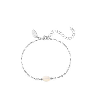 By Shir Armband edelsteen in doosje Maansteen