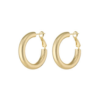 By Shir Oorbellen luxe Chunky Hoop S